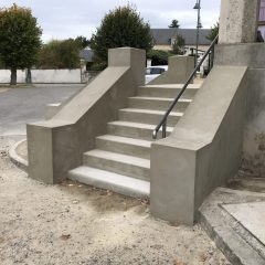 Réalisation d'un escalier à Chassemy