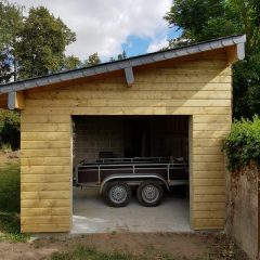 Bardage en  bois autoclav