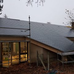 Rénovation d'un toit à Merlieux