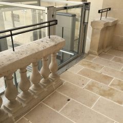 Rénovation, construction d'un accès extérieur à Soissons