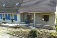 Extension d'une maison à Berny-Rivière