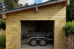 Bardage en  bois autoclav