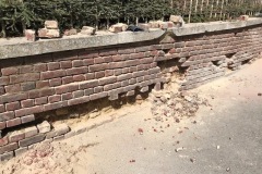 Remplacement et rejointoiement de briques