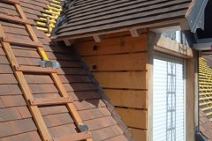 Réfection d'une toiture en tuiles plates à FESTIEUX